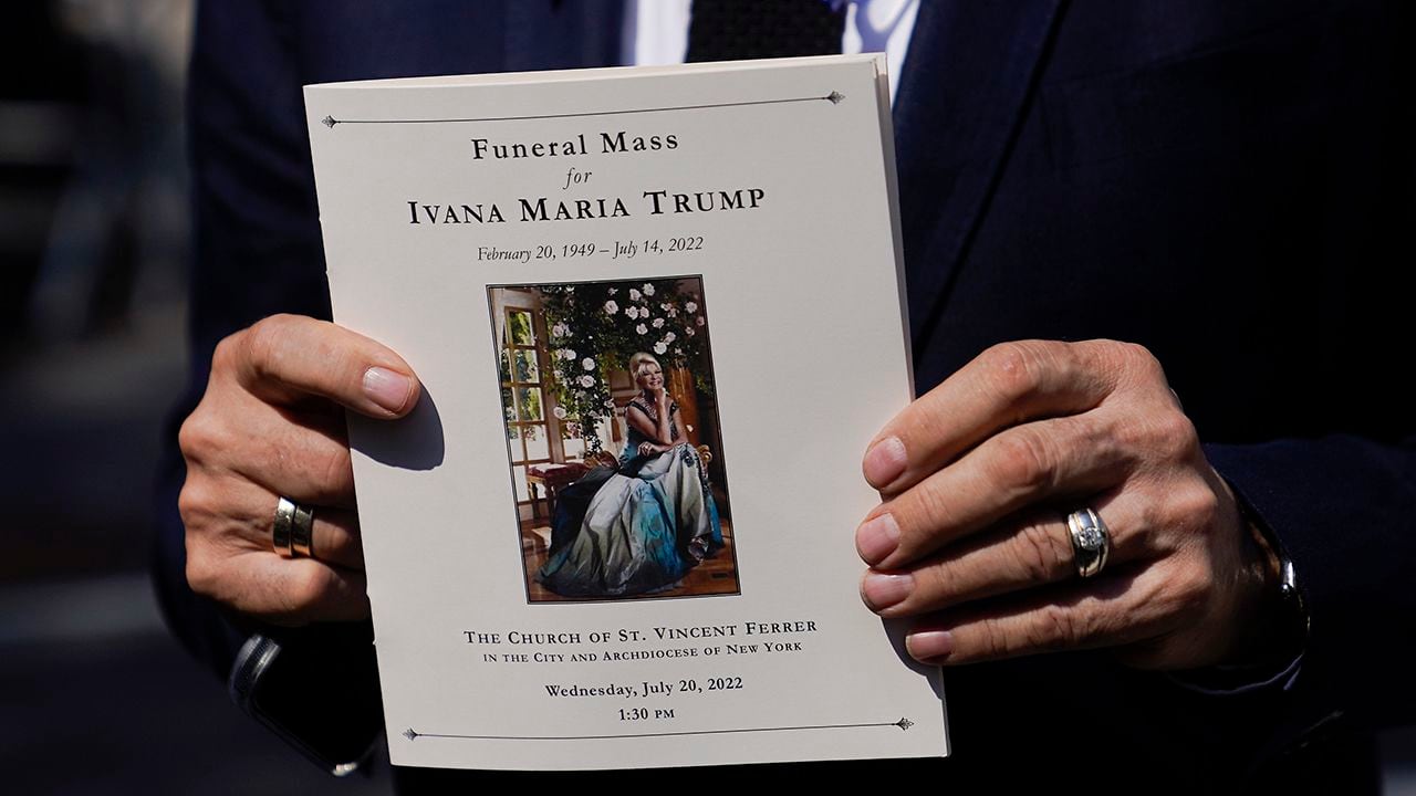 Ivana Trump mourned at Upper East Side funeral
