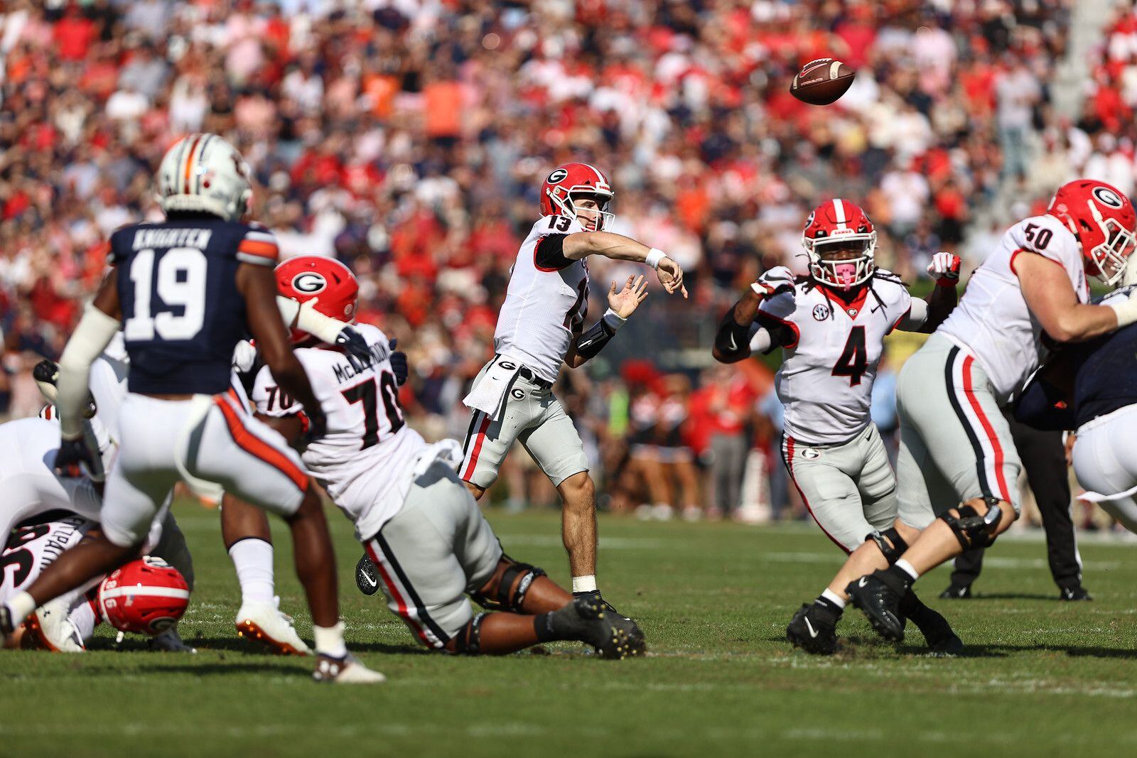 How Brock Bowers brings out the best in Georgia football: 'I call him  Captain America' – 95.5 WSB