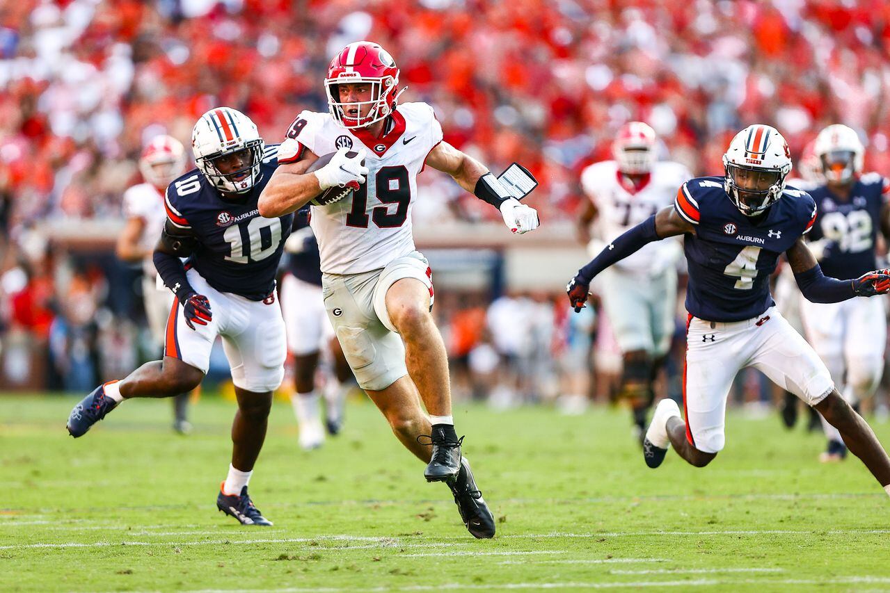 Shirts, Georgia Bulldogs Brock Bowers White Jersey Nwt